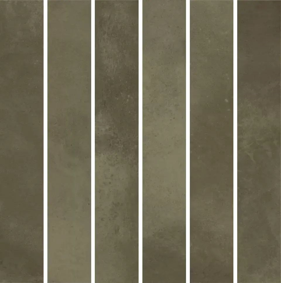 KERAMA MARAZZI KMD2MSM003BN Декор Фес мозаичный зелёный глянцевый 15x15x0,77