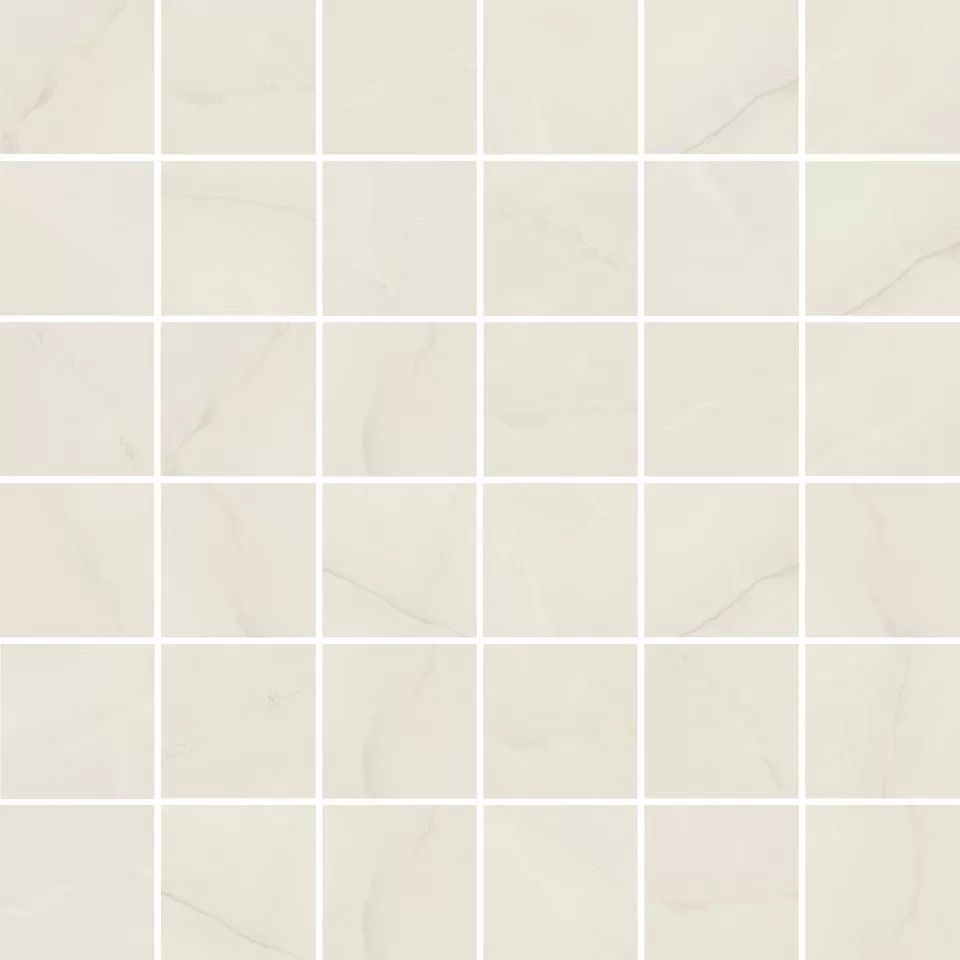 Декор Махкама мозаичный бежевый светлый глянцевый обрезной 30x30x0,9