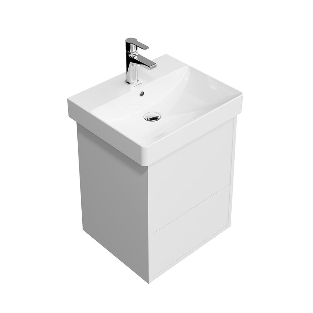 KERAMA MARAZZI PRO.50.2/WHT Тумба PRO подвесная 2 ящика 50, белая матовая