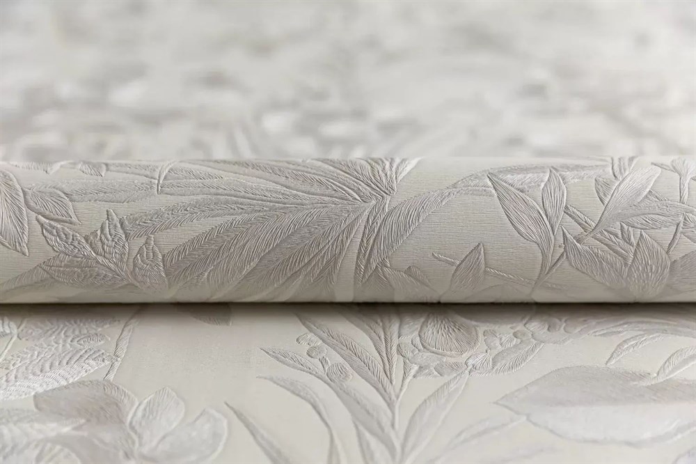 Обои виниловые Джангл мотив, светлый бежевый