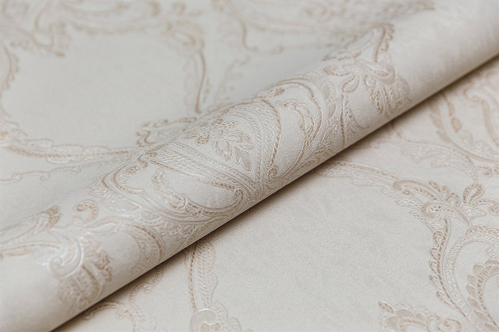 KERAMA MARAZZI KM7703 Обои виниловые Ориент мотив, бежевый (1, Т A) прямая стыковка