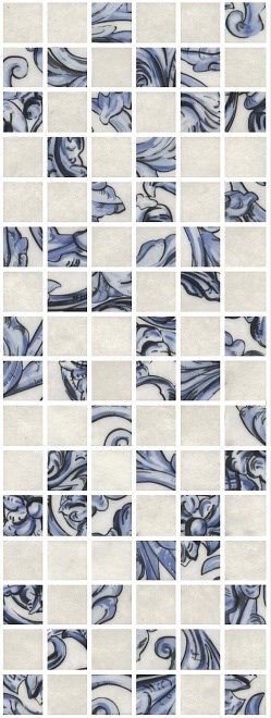 KERAMA MARAZZI MM15129B Декор Площадь Испании мозаичный 15х40