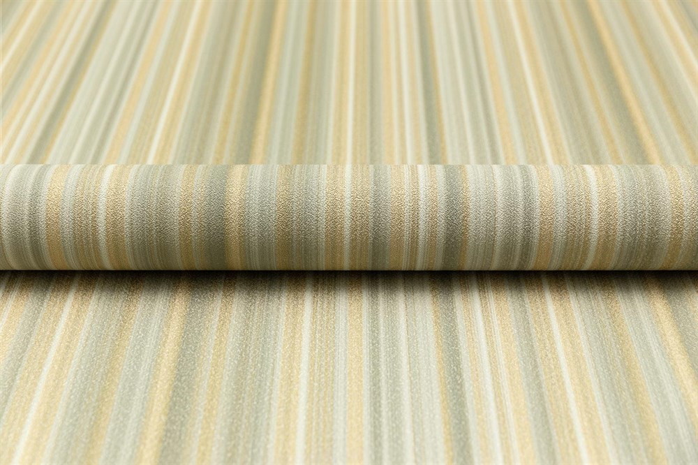 KERAMA MARAZZI KM8314 Обои виниловые Фреш мотив, зелёный, полоса 1,06х10 (1, Т A) направленная стыковка