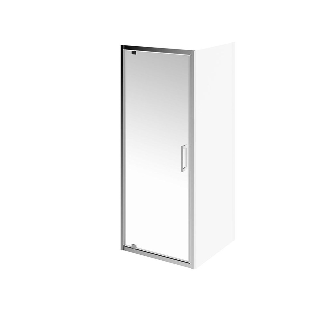 Душевая дверь VETRO, распашная, 80х195, хром