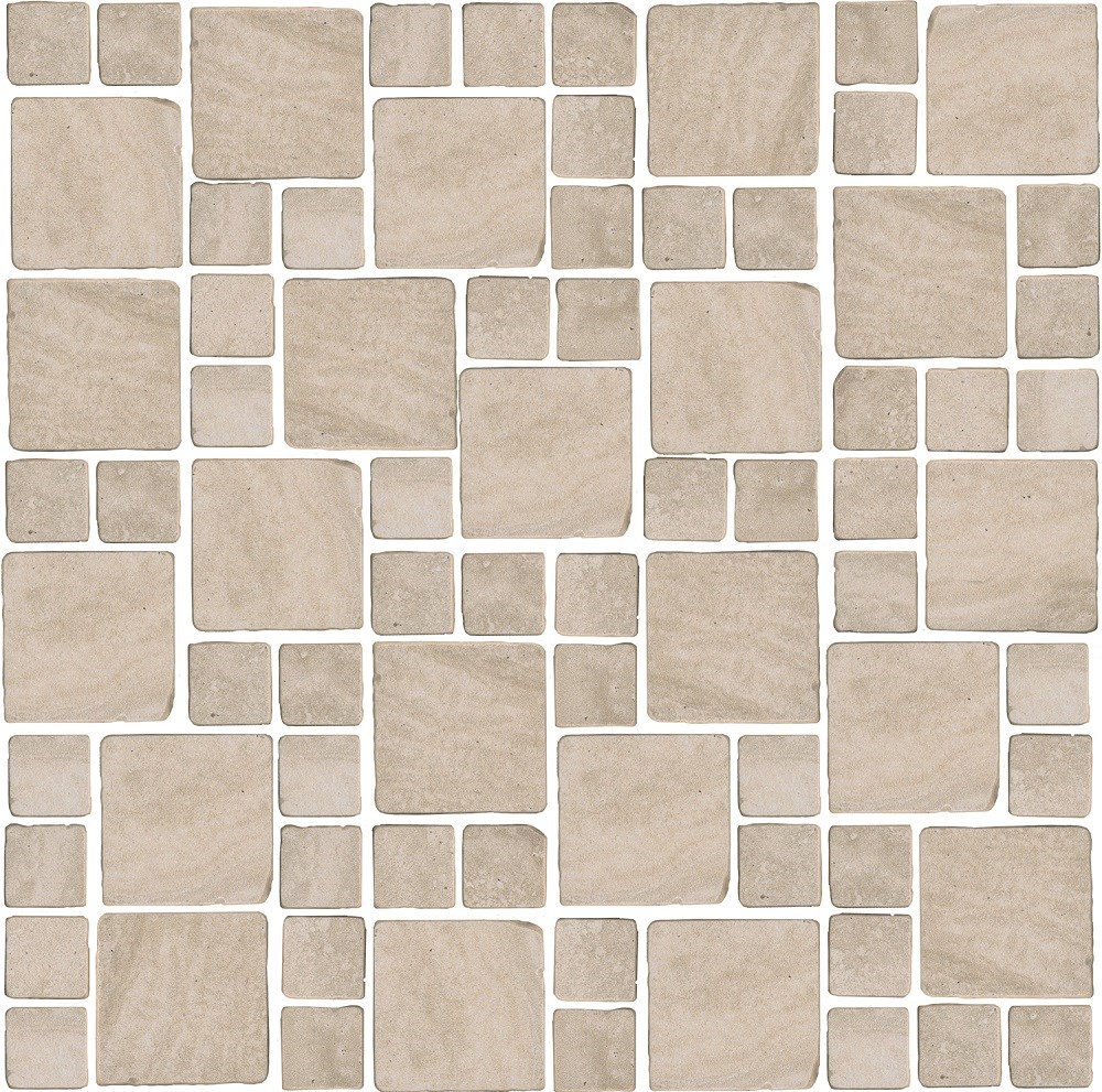 KERAMA MARAZZI MBD007 Декор Риальто Антика 3 мозаичный бежевый матовый 30х30х0,9