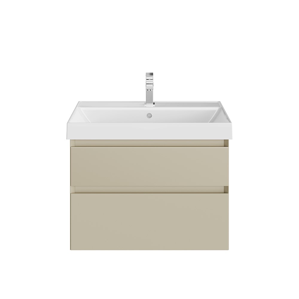 KERAMA MARAZZI CUB.70.2/LIM Тумба CUBO подвесная с ящиками 70, лимо матовая