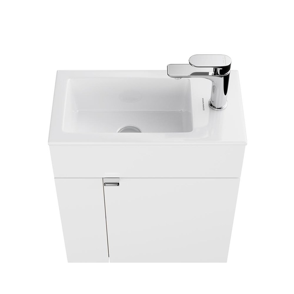 KERAMA MARAZZI LAT.50.1/WHT Тумба LATO подвесная с дверцей 50, белая глянцевая