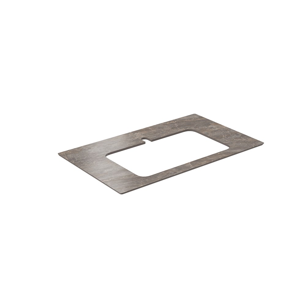 KERAMA MARAZZI PL2.VT280\80 Спец. изделие декоративное для раковин, встраиваемых сверху Парнас пепельный лаппатированный