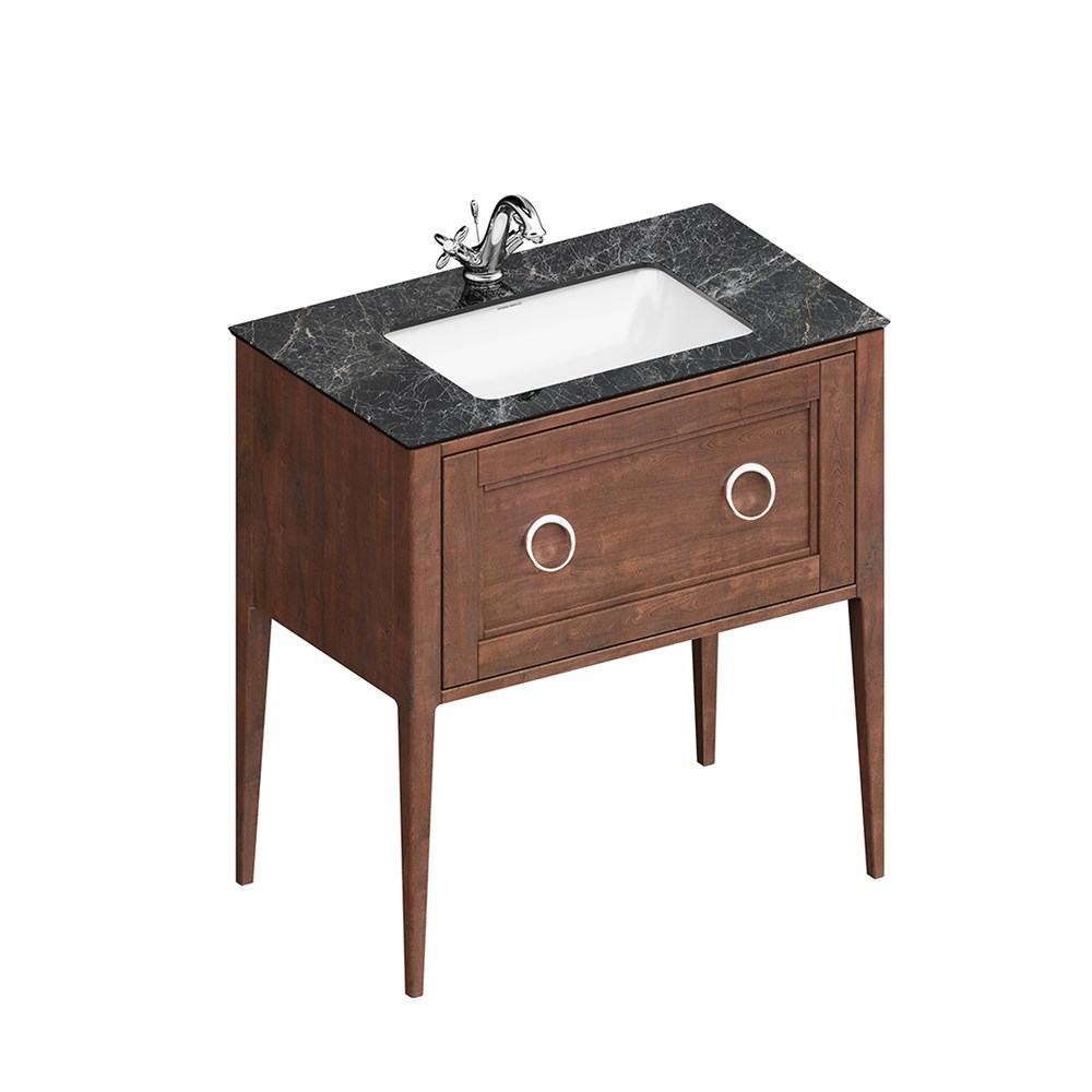 KERAMA MARAZZI PL.CN.80.1\NUT.M Тумба PLAZA Classic NEO напольная с ящиком 80, орех матовый