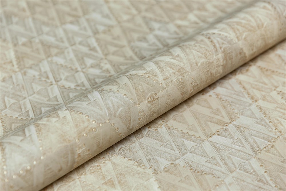 KERAMA MARAZZI KM7404 Обои виниловые Коллаж мотив, золото 1,06х10 (1, Т A) прямая стыковка