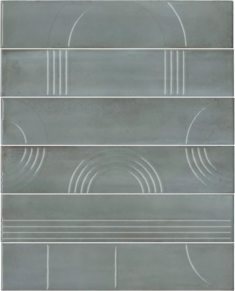 KERAMA MARAZZI KMP3STA002RN6X Панно Мажорель голубой глянцевый (из 6 частей 6х28,5) 36x28,5x1