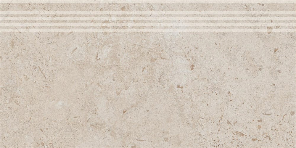 KERAMA MARAZZI DD205520R/GR Ступень Про Лаймстоун бежевый натуральный обрезной 30x60x0,9