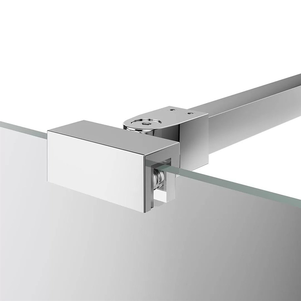 Фиксатор для стеклянной шторки VETRO, 25 см, хром