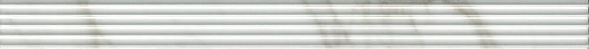 KERAMA MARAZZI LSA014R Бордюр Прадо белый структура обрезной 40х120