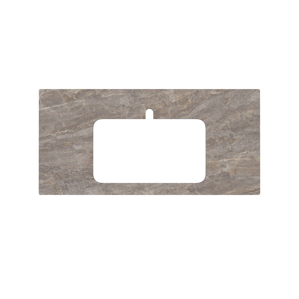 KERAMA MARAZZI PL2.VT280\100 Спец. изделие декоративное для раковин, встраиваемых сверху Парнас пепельный лаппатированный