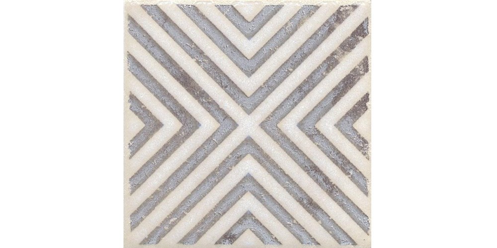 KERAMA MARAZZI STG/A403/1266H Вставка Амальфи орнамент коричневый 9,8x9,8x7