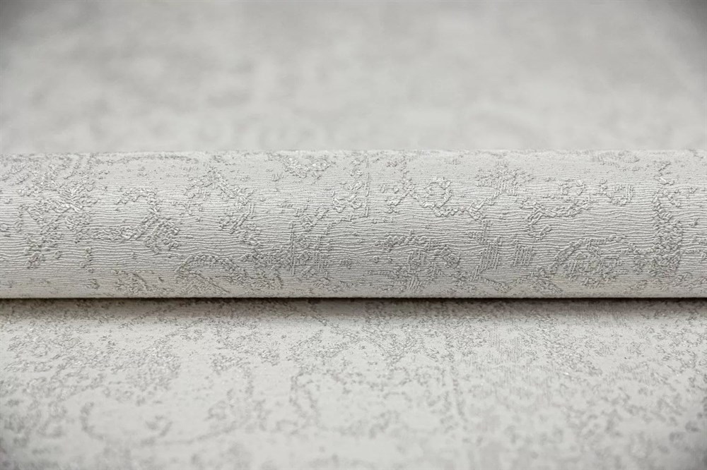 KERAMA MARAZZI KM5406 Обои виниловые Флора белый, база 1,06х10 (1, Т I) смещенная стыковка