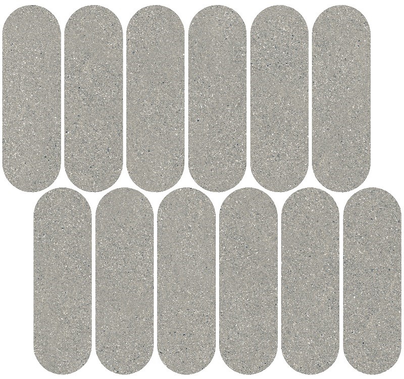 KERAMA MARAZZI ID144 Декор Джиминьяно наборный серый матовый 30x32x0,9