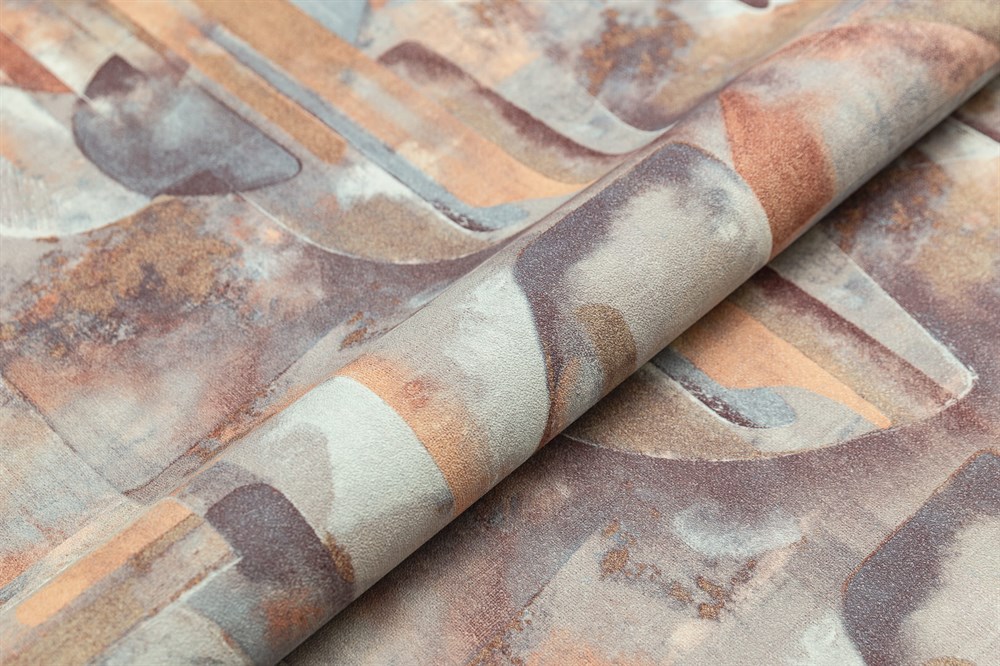 KERAMA MARAZZI KM8320 Обои виниловые Фреш мотив, разноцветный, абстракция 1,06х10 (1, Т A) прямая стыковка