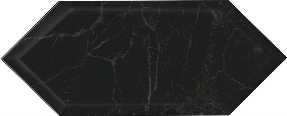 KERAMA MARAZZI 35010 Келуш грань черный глянцевый 14х34 14x34x9,2