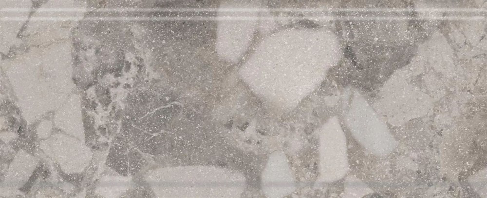 Бордюр Рабат Стоун серый матовый обрезной 30x12x1,3