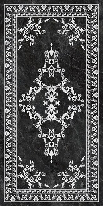 KERAMA MARAZZI SG592702R Риальто серый тёмный декорированный лаппатированный 119,5х238,5