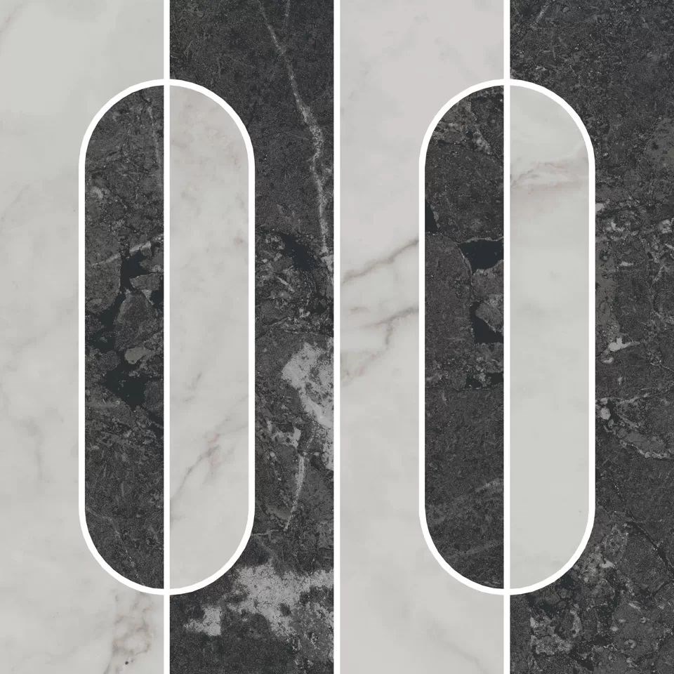 Декор Тубкаль наборный матовый обрезной 30x30x0,9