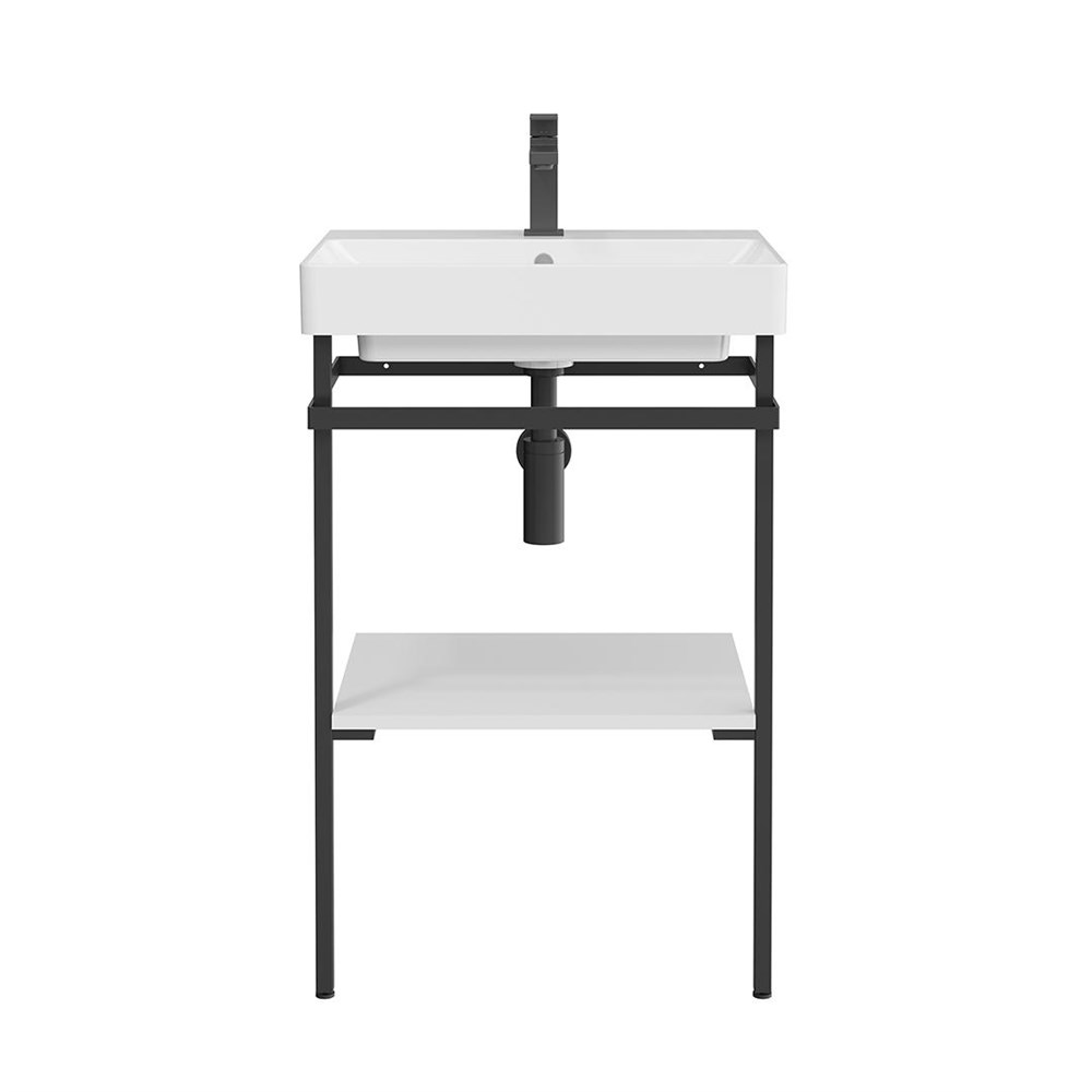 KERAMA MARAZZI PRO.55.01/BLK.M Металлическая структура PRO 55 напольная, черная матовая