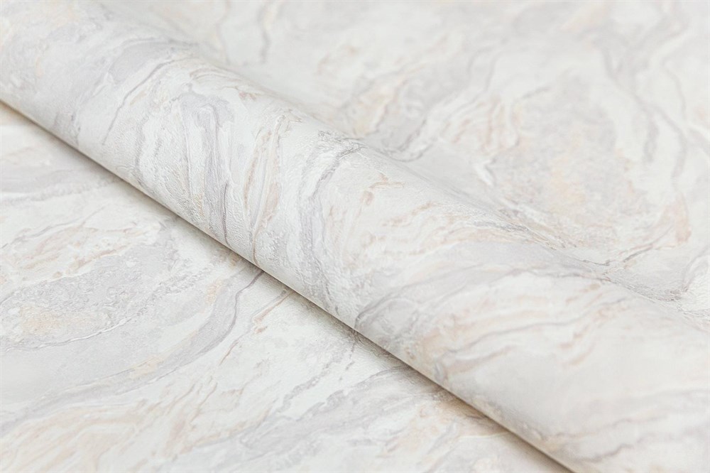 KERAMA MARAZZI KM8005 Обои виниловые Венето база 2 , серый бежевый 1,06х10 (1, Т A) прямая стыковка