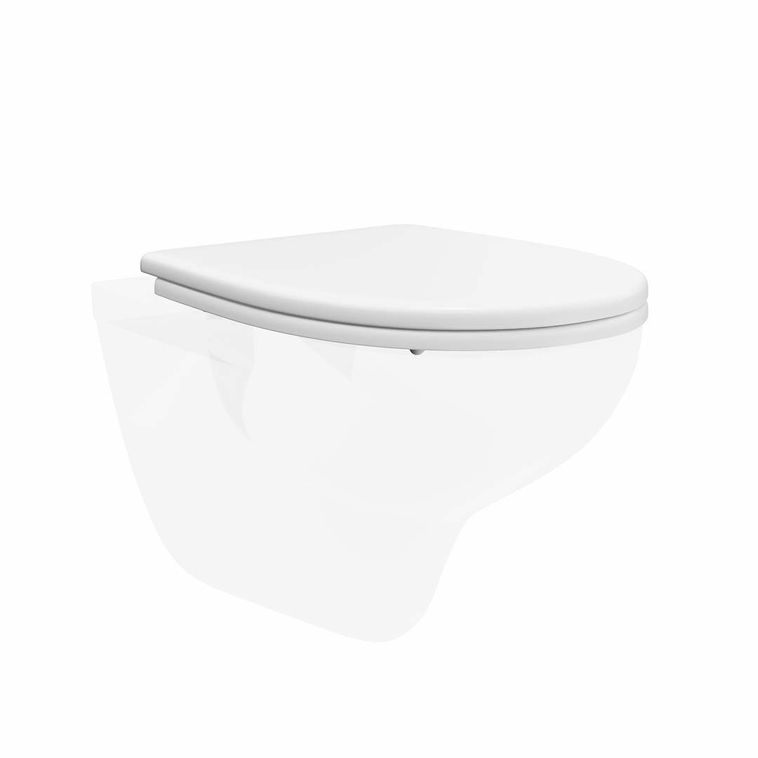 Сиденье XPRO Soft Close + Clip up, белое глянцевое