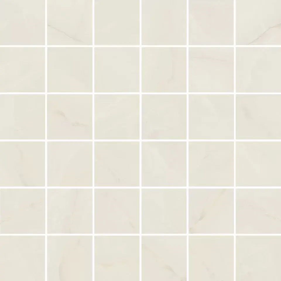 Декор Махкама мозаичный бежевый светлый глянцевый обрезной 30x30x0,9