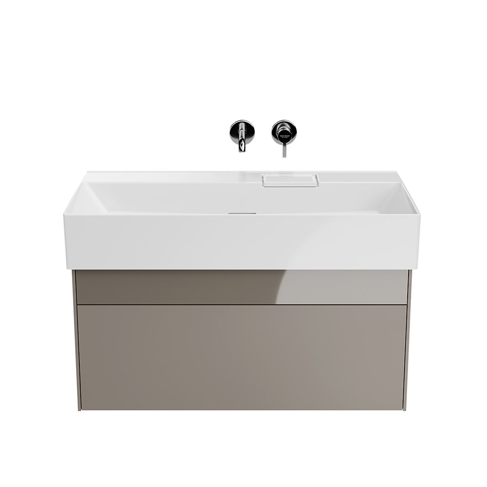 KERAMA MARAZZI LOG.90.2/SAN Тумба LOGICA подвесная 2 ящика 90 см, песчаный