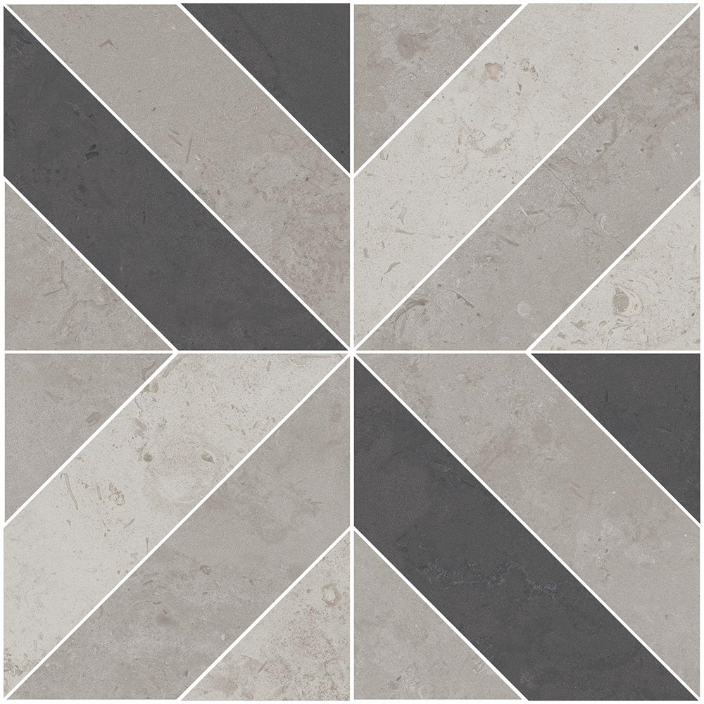 KERAMA MARAZZI ID124T Декор Про Лаймстоун серый матовый 60x60x0,9