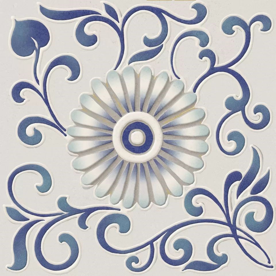 KERAMA MARAZZI KMD3STA012BN Декор Шавен 6 матовый 20x20x0,69