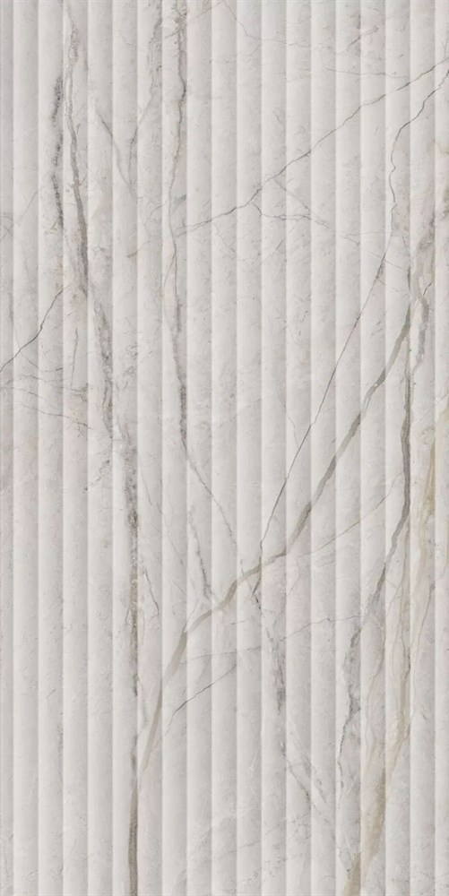 KERAMA MARAZZI KM6012B0110R Ифран серый светлый глянцевый структура обрезной 60x119,5x1