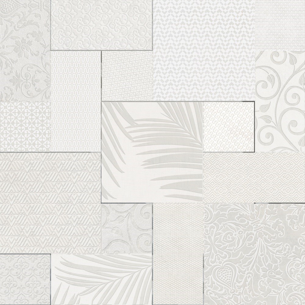 KERAMA MARAZZI HGD/A572/17x/11037R Панно Тассо белый матовый обрезной 60x60x0,9