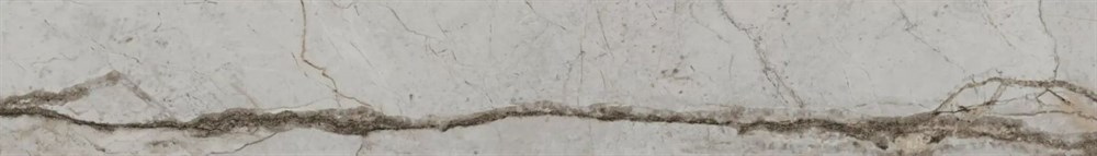 Плинтус Ифран серый светлый матовый обрезной 60x9,5x0,9