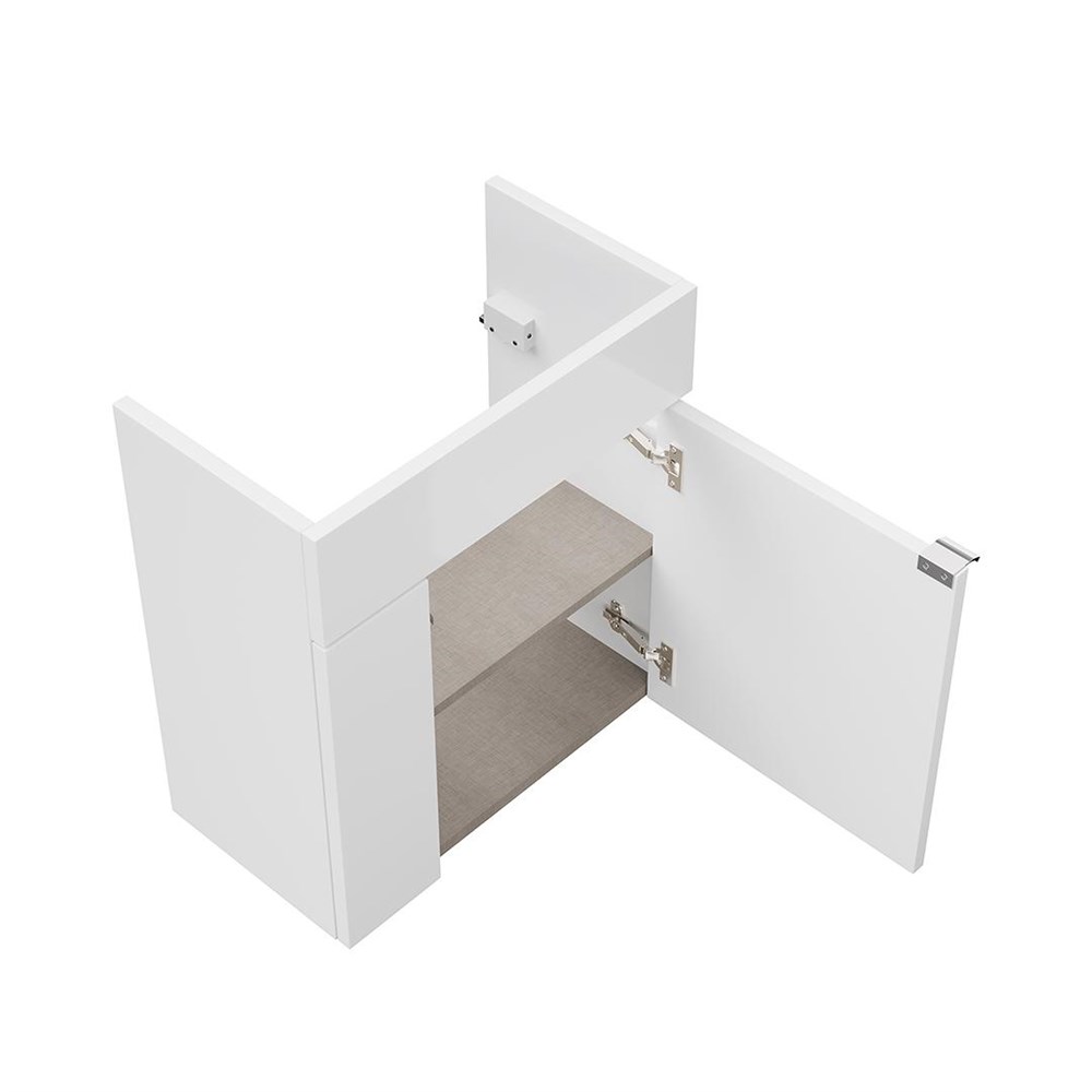 KERAMA MARAZZI LAT.50.1/WHT Тумба LATO подвесная с дверцей 50, белая глянцевая