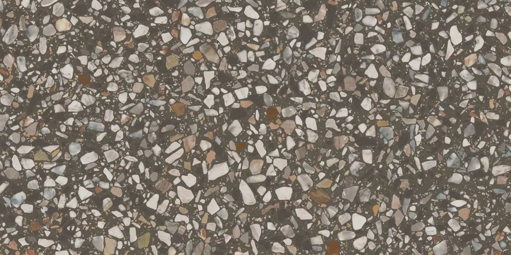 Ступень клееная фронтальная Бричиола коричневый матовый обрезной 33x60x0,9