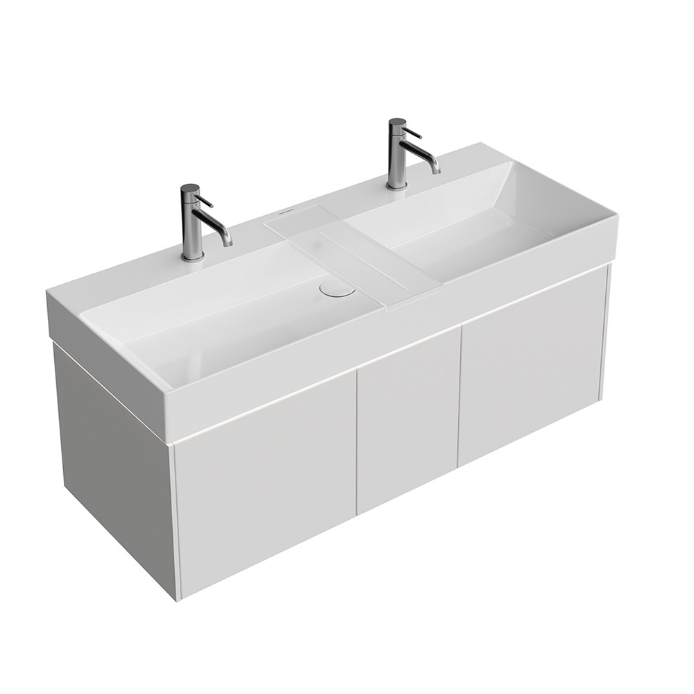 KERAMA MARAZZI GR.120.3/AGR.M Тумба GRANDE подвесная 120, 3 ящика, архитектурный серый