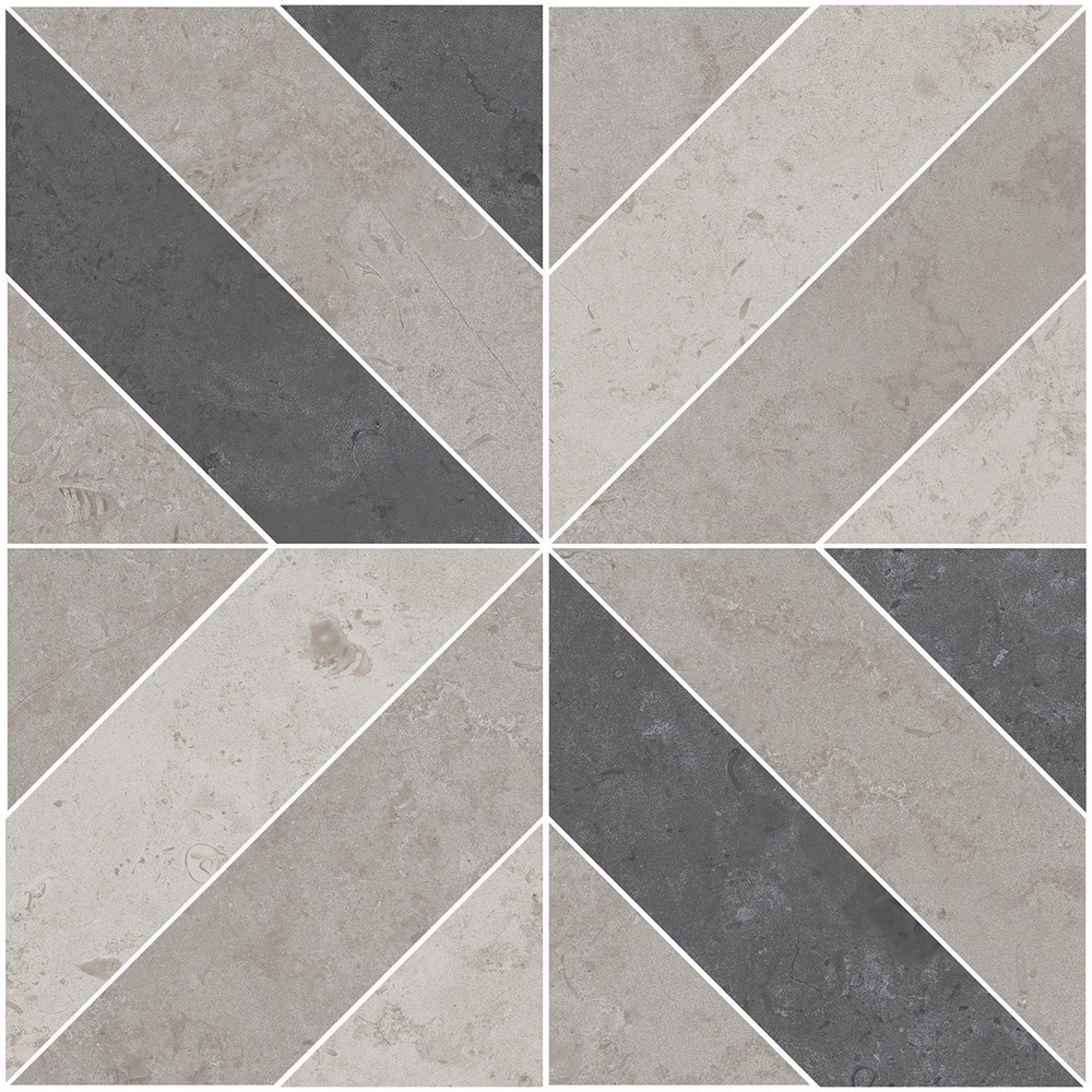 KERAMA MARAZZI ID124T Декор Про Лаймстоун серый матовый 60x60x0,9
