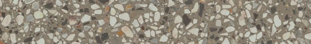 Плинтус Бричиола серый матовый обрезной 60x9,5x0,9