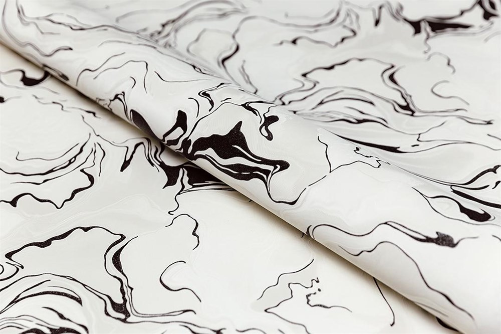 Обои виниловые на флизелиновой основе Галатея база универсальная, белый чёрный