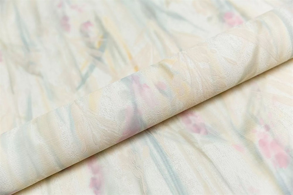 Обои виниловые на флизелиновой основе Отражение мотив, цветной светлый