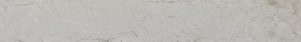 Плинтус Ифран серый светлый матовый обрезной 60x9,5x0,9