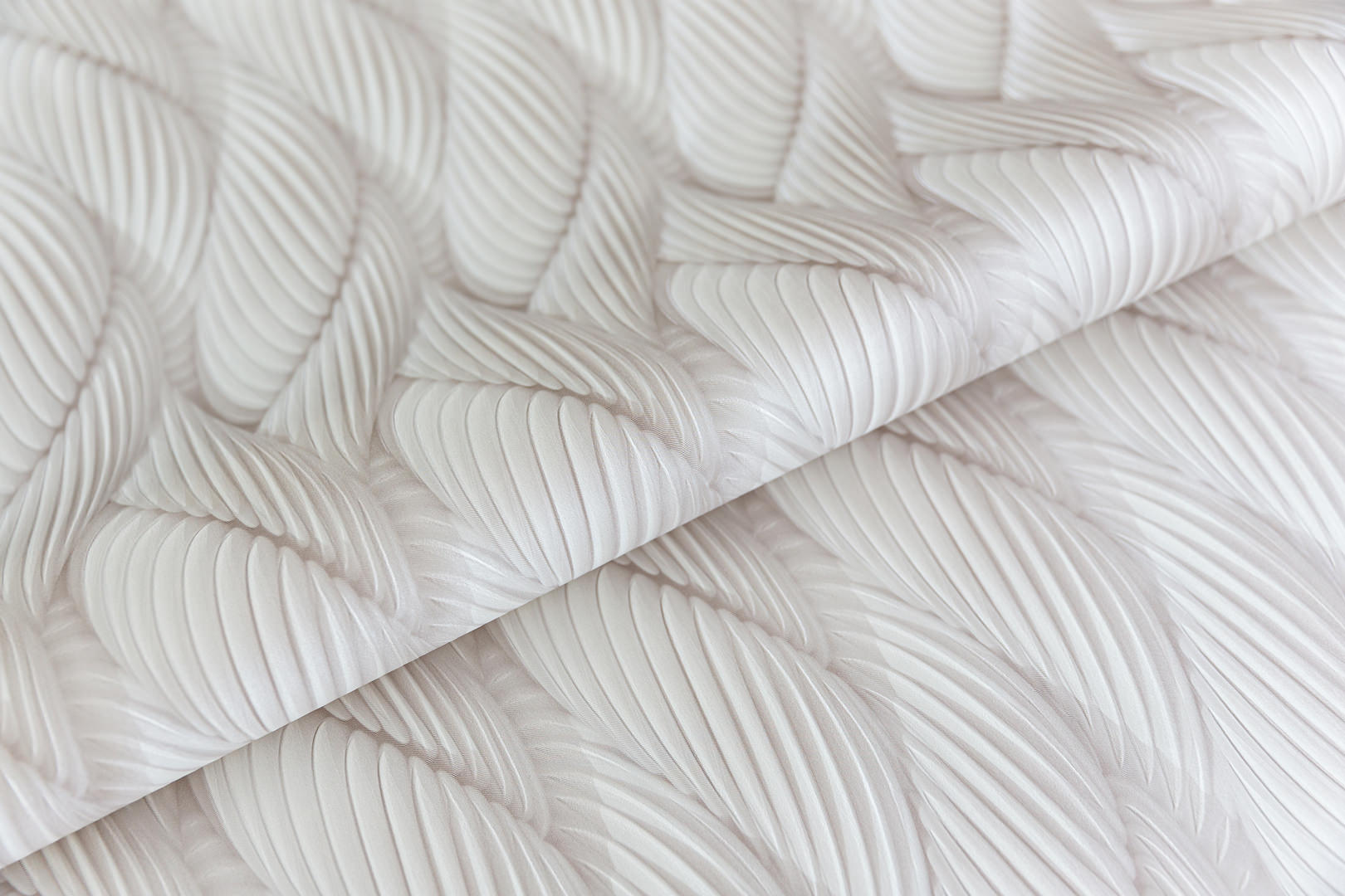 Обои виниловые Трессаж мотив, бежевый