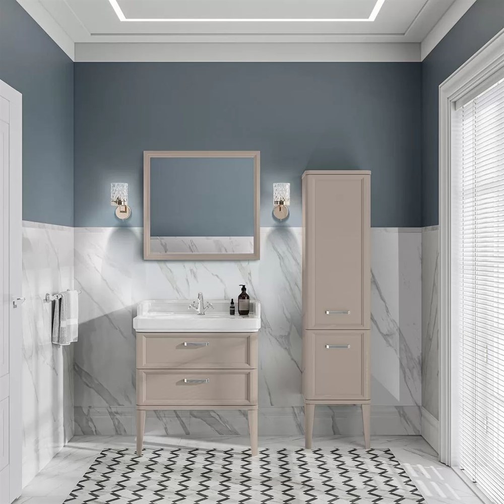 KERAMA MARAZZI PO.M.150/CAM Пенал POMPEI напольный/подвесной 150, камео бежевый глянцевый