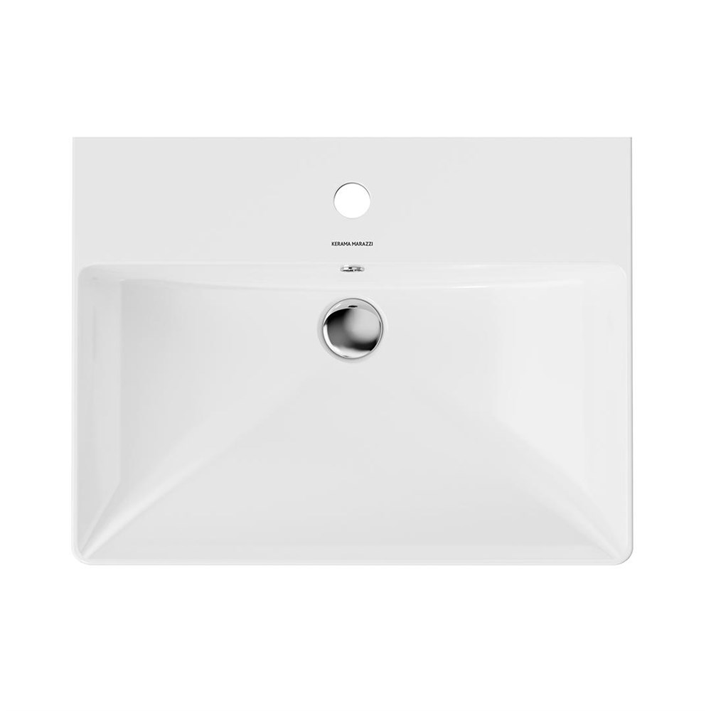 KERAMA MARAZZI PROR.wb.55 Раковина PRO мебельная/подвесная 55, белая глянцевая