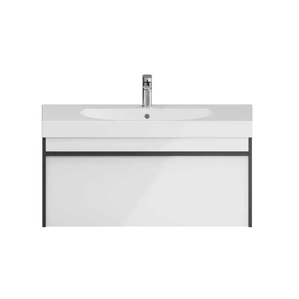 KERAMA MARAZZI MOD.100.1+1/AR Тумба MODULA подвесная 100 с ящиком 1+1, арабика