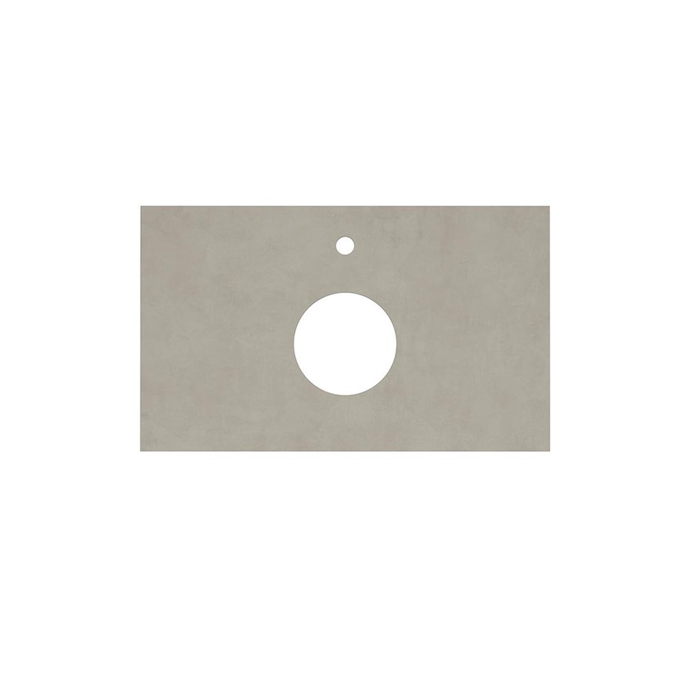 Столешница из керамогранита для накладных раковин, Про Чементо 80, бежевый натуральный